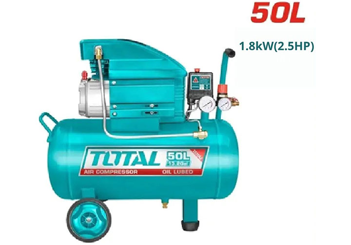 1.8kW Máy nén khí có dầu 50 lít - 2.5HP Total TC255016T
