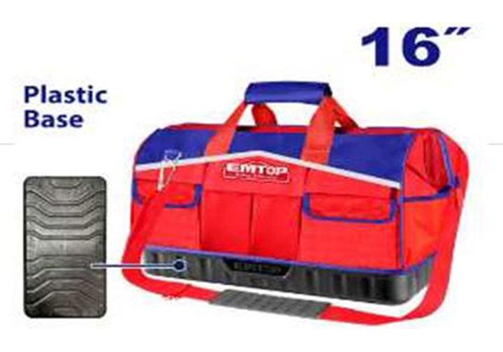 16" Túi đựng đồ nghề đế nhựa Emtop ETBG28164