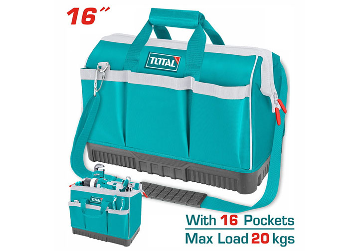 16" Túi đựng đồ nghề đế nhựa Total THT16162