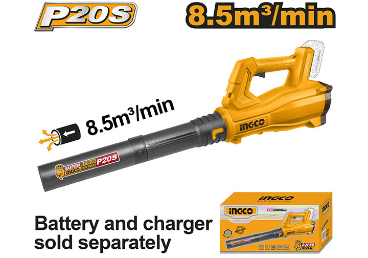 20V Máy thổi lá dùng pin (chỉ thân máy) Ingco CABLI20323