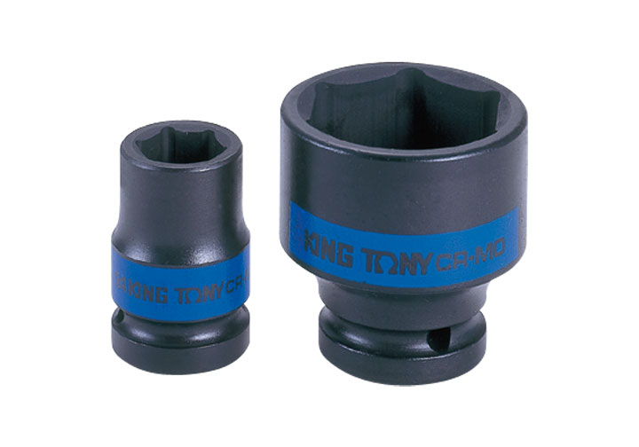 21mm Đầu tuýp đen 6 cạnh (dài 40mm) 1/2" Kingtony 453521M