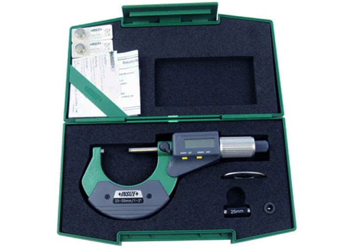 25-50mm Panme đo ngoài điện tử Insize 3109-50A