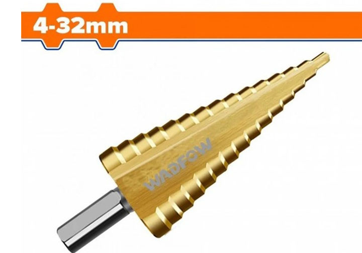 4-32mm Mũi khoan bậc Wadfow WJD1403