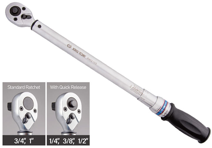 40-200N.m Cần siết lực 1/2" Kingtony 34462-1DG