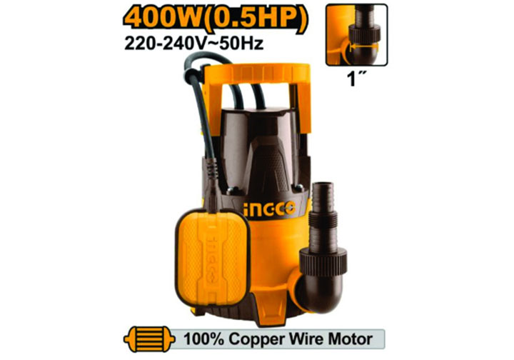 400W Máy bơm chìm nước sạch Ingco SPC4008