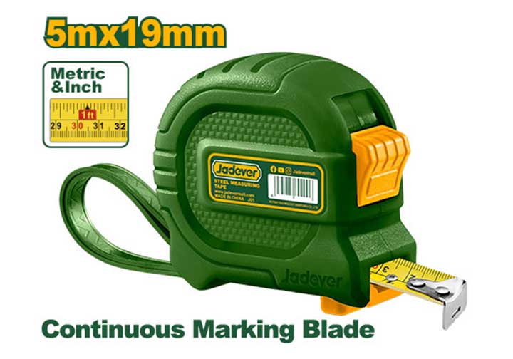 5mx19mm Thước cuộn thép hệ inch và mét Jadever JDMT4320
