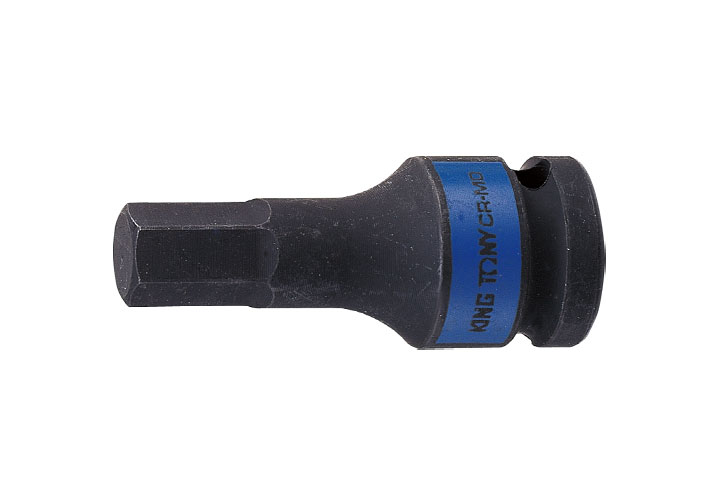 7mm Đầu tuýp lục giác đen 1/2" (dài 60mm) Kingtony 405507M