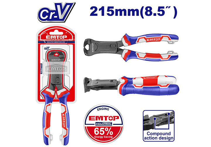 8.5" Kìm càng cua cao cấp trợ lực 65% Emtop EPLRCE0851