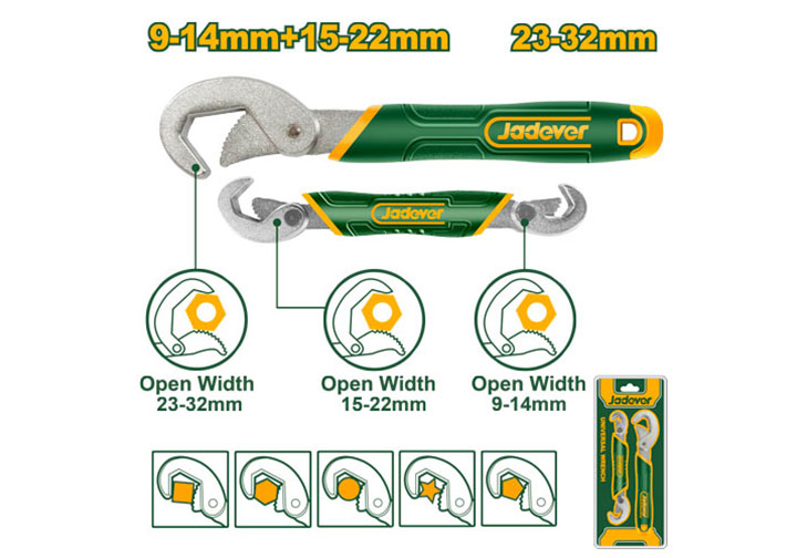 9-32mm Bộ cờ lê đa năng Jadever JDUW1103