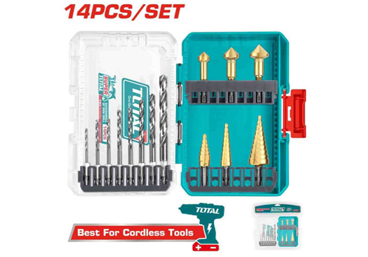 Bộ mũi khoan đa năng 14 chi tiết Total TACSDL61401