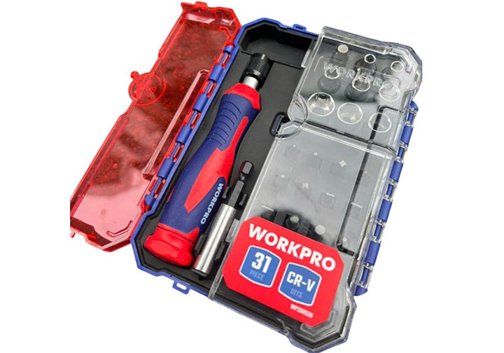 Bộ tuốc nơ vít đa năng 31 chi tiết Workpro WP200539