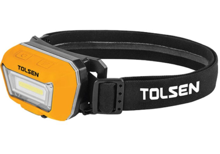 Đèn pin đeo đầu (pin sạc) Tolsen 60012